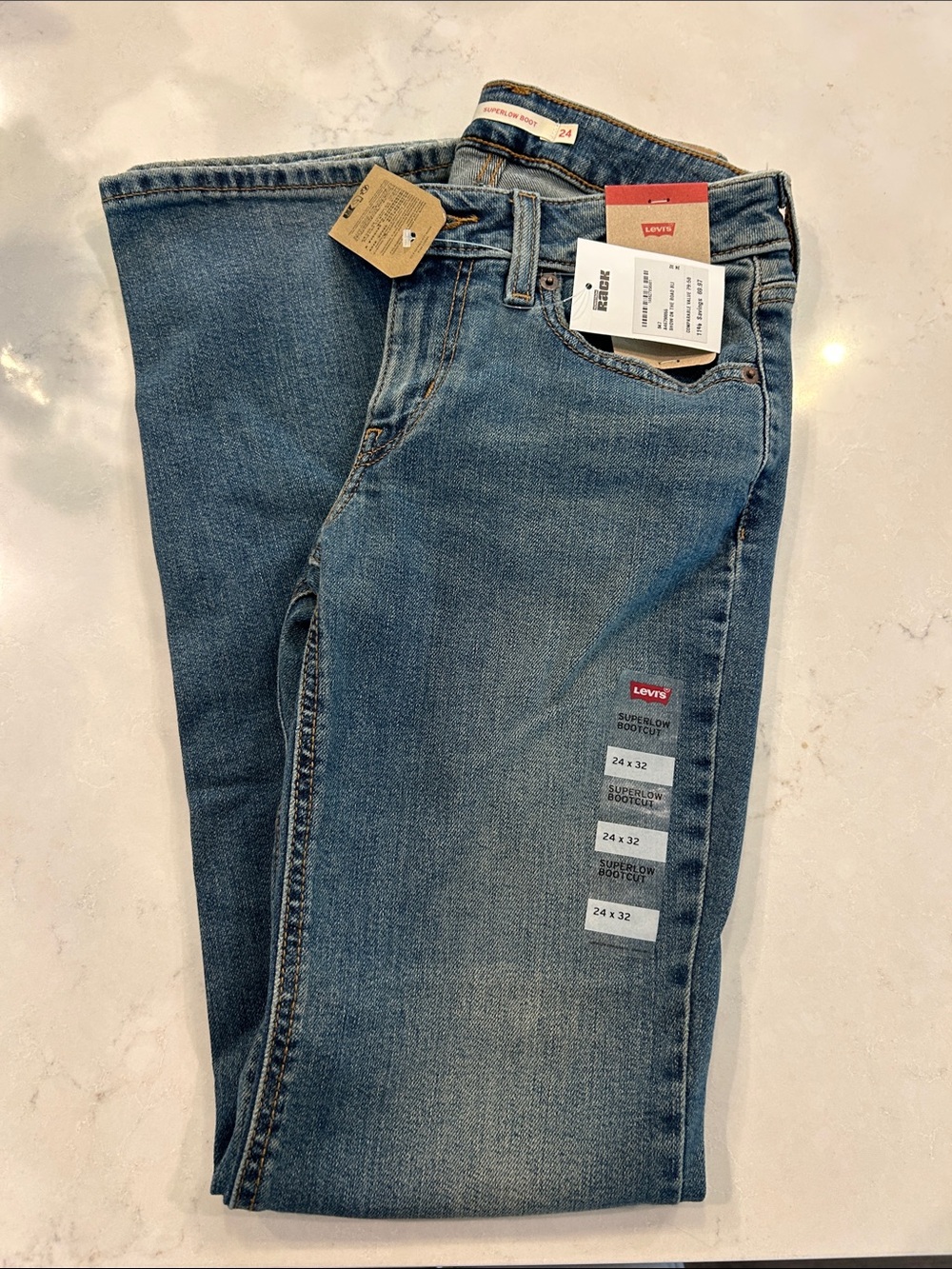 Levi's Men's Light Blue Bootcut Jeans